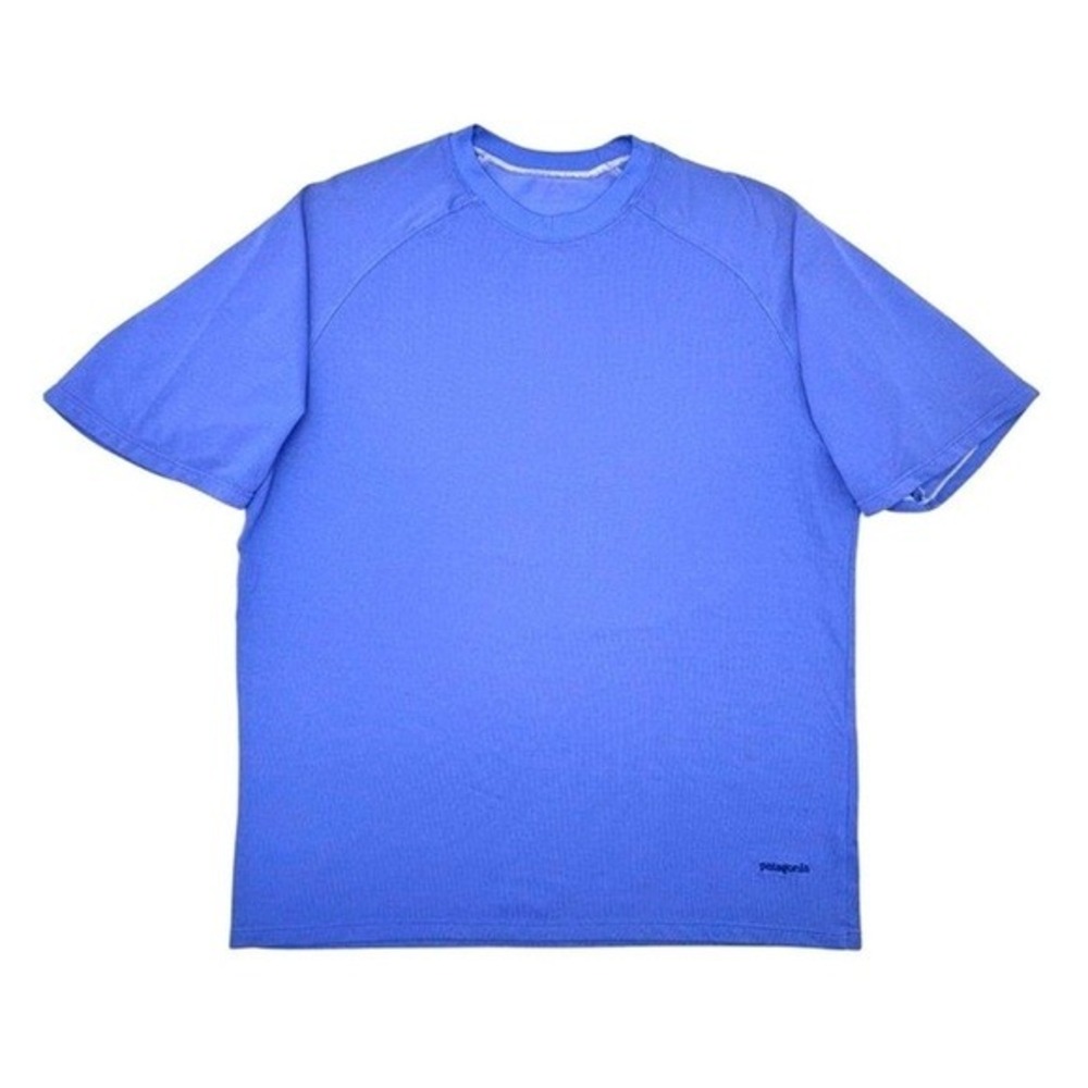 Patagonia Go-To Shirt Men's M Lago Blue Organic Cotton Made in USA